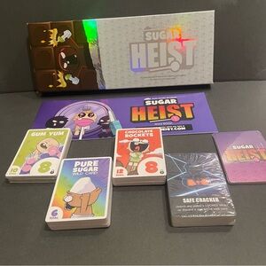 Sugar Heist Kickstarter Party Size Card Game Studio71 New Open Box / Box Damage